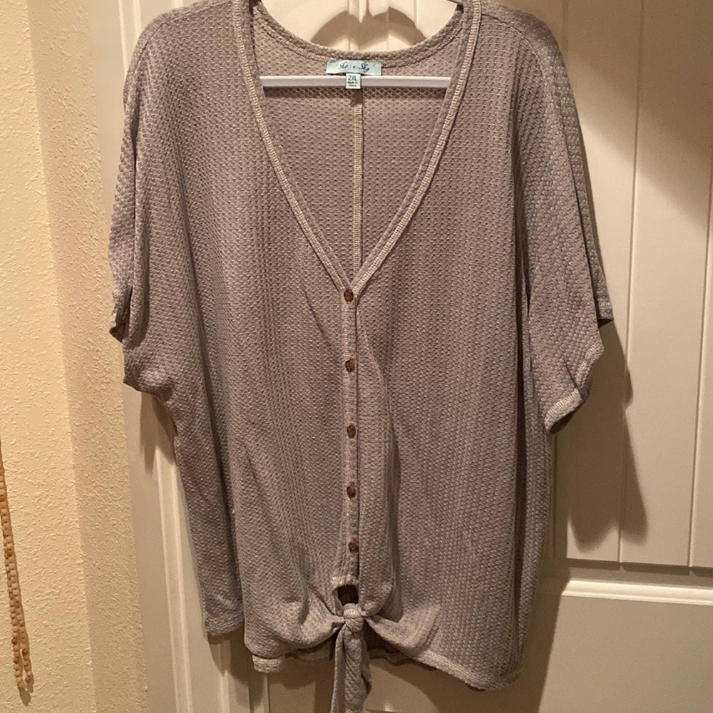 Waffle Tie Top